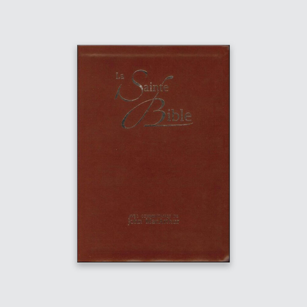 La Sainte Bible - Neg 1979&macarthur - Similicuir Brun - Onglets