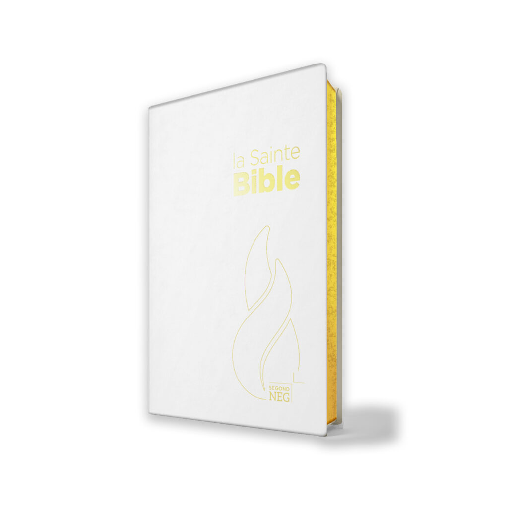 Bible Segond NEG Compacte - blanche nacrée, tranches or