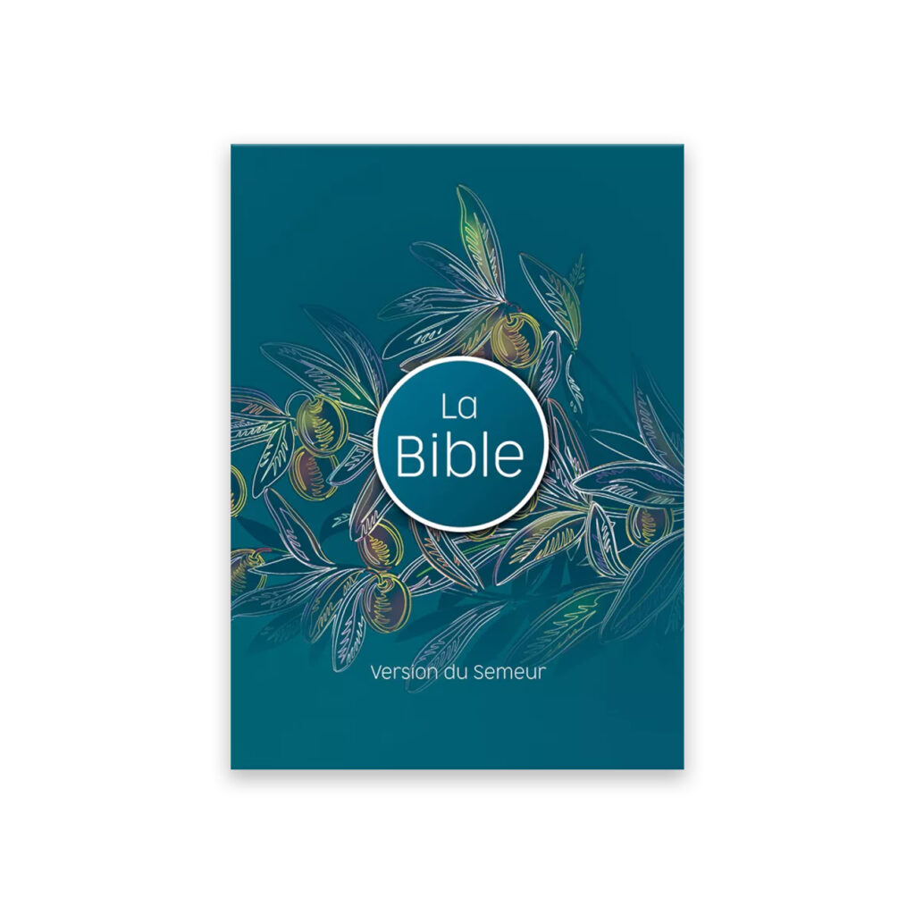 Bible Semeur 2015, couverture rigide illustrée, olivier, tranche blanche