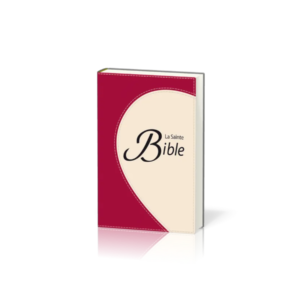 Bible Segond 1910, de poche, duo framboise-beige