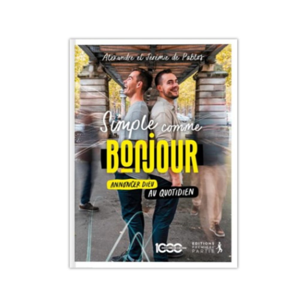 Couverture du livre "Simple comme bonjour", ouvrage illustré et accessible sur la foi chrétienne et la relation avec Dieu.