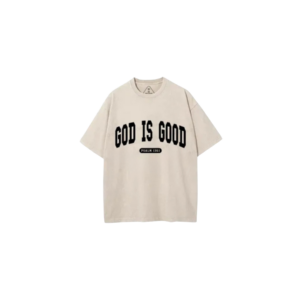 T-shirt God Is Good Beige Taille M