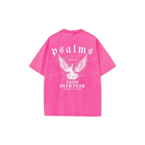 T-shirt Faith Over Fear Rose Taille S